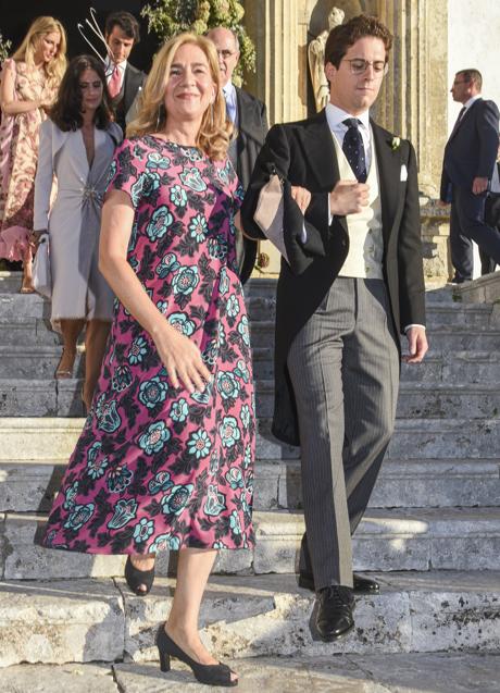 Imagen - La infanta Cristina con un vestido de flores. / GTRES