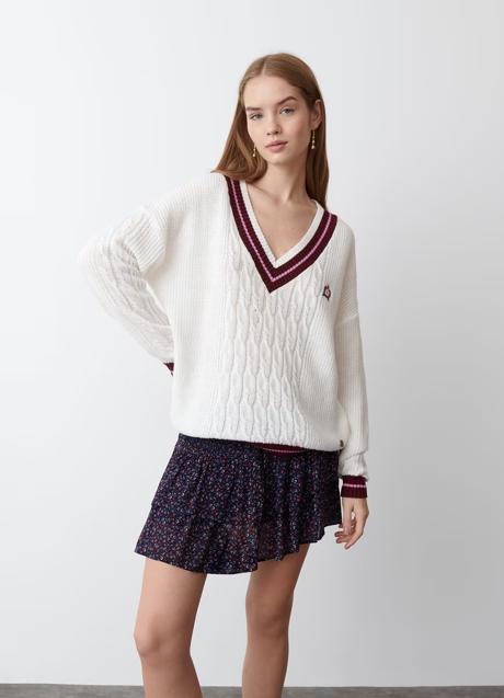 Imagen - Jersey con ochos blanco de Brownie, 49,90 euros.