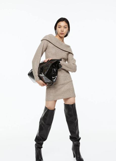 Imagen - Vestido con cuello barco corto