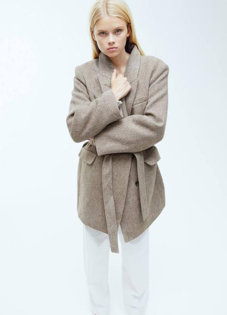 Imagen - Blazer de lana con cinturón