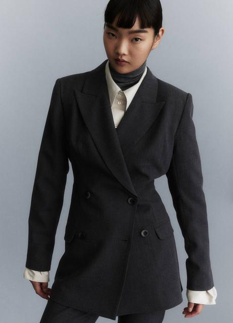 Imagen - Blazer entallada larga