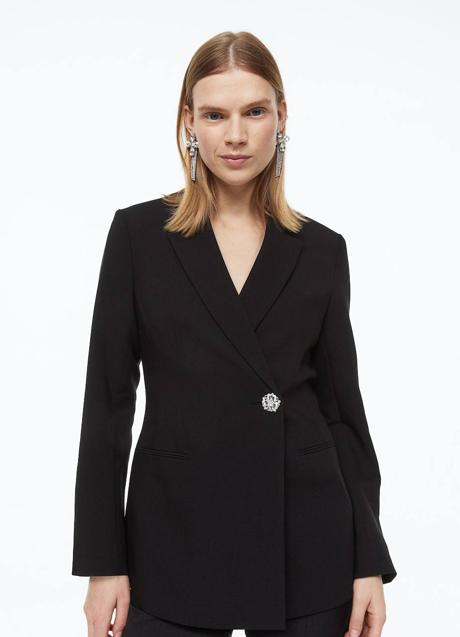 Imagen - Blazer elegante con botón joya