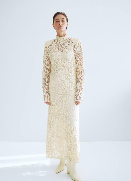 Imagen - Vestido de encaje con forro a tono