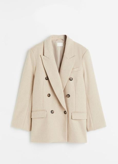 Imagen - Americana beige con doble botonadura de H&M (49,99 euros)