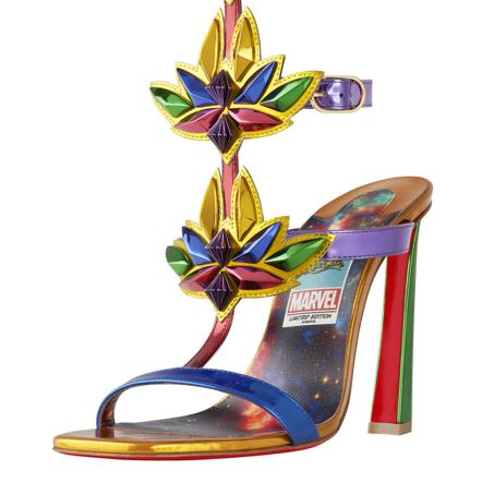 Imagen - Sandalia de tacón de la colección de Louboutin con Marvel.