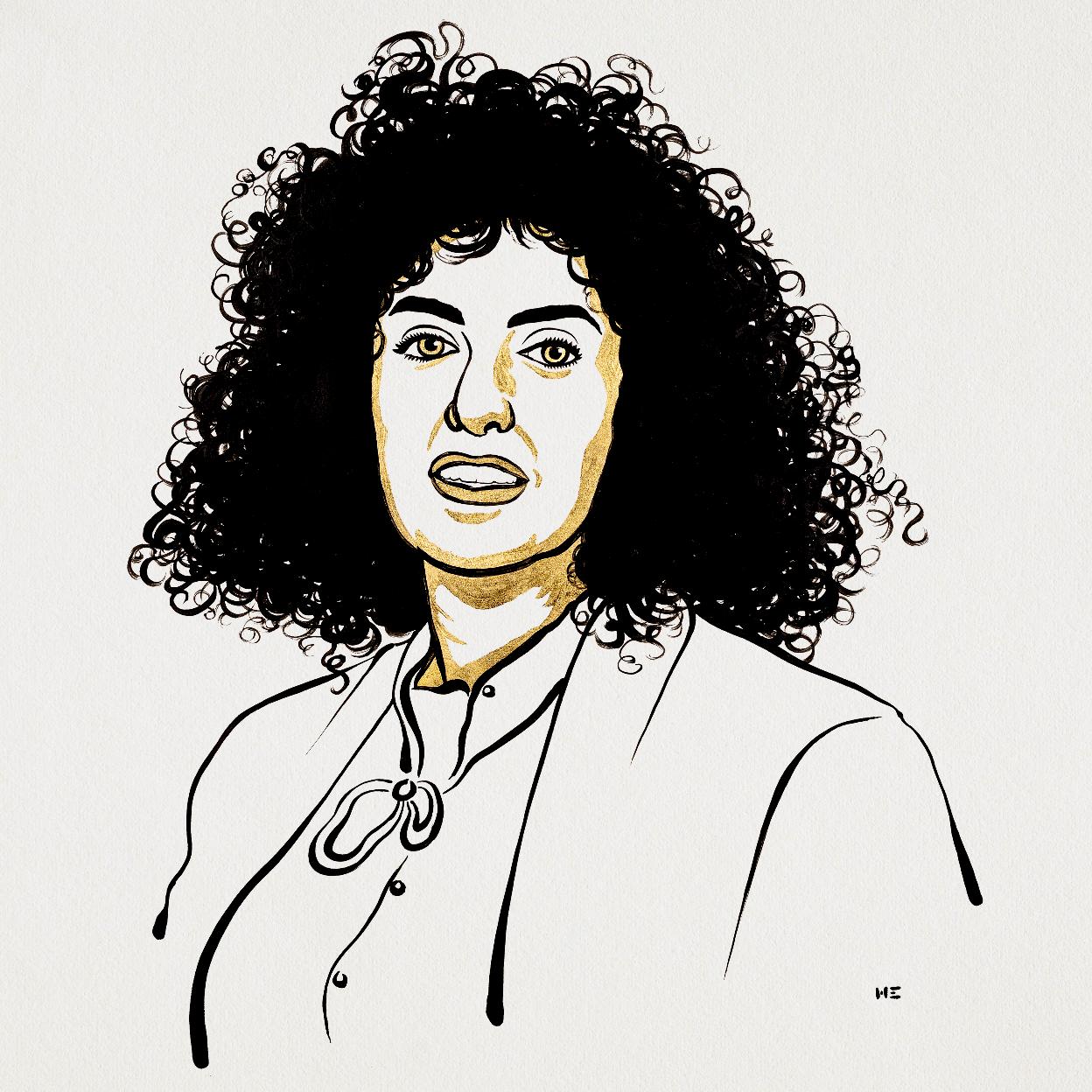 La activista iraní Narges Mohammadi, Nobel de la Paz 2023. 