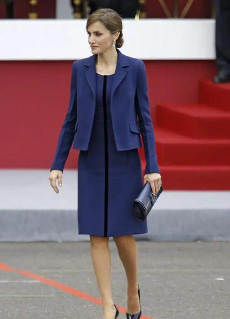 Imagen - El look de la reina Letizia en el Día de la Hispanidad 2015/GTRES