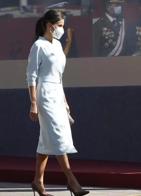 Imagen - El look de la reina Letizia en el Día de la Hispanidad 2021/GTRES