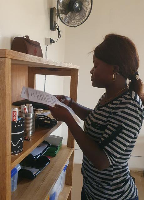 Imagen - Anne-Marie, beneficiaria de la iniciativa Bikeforce de Salesforce y Bicicletas sin fronteras