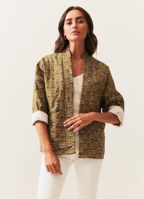 Imagen - Chaqueta acolchada con estampado geométrico