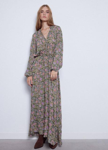 Imagen - Vestido boho largo con diseño oversize