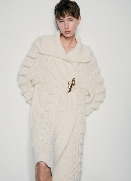 Imagen - Cárdigan de punto grueso con estructura