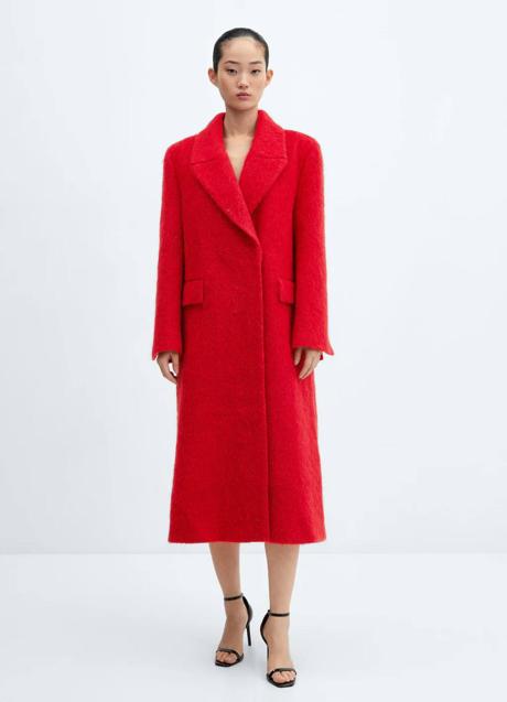 Imagen - Abrigo color rojo de lana