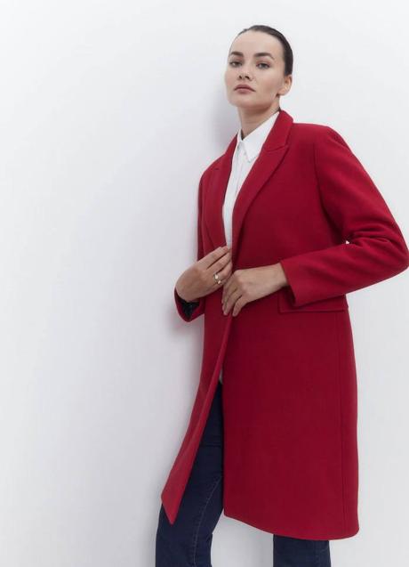 Imagen - Abrigo de sastre color rojo