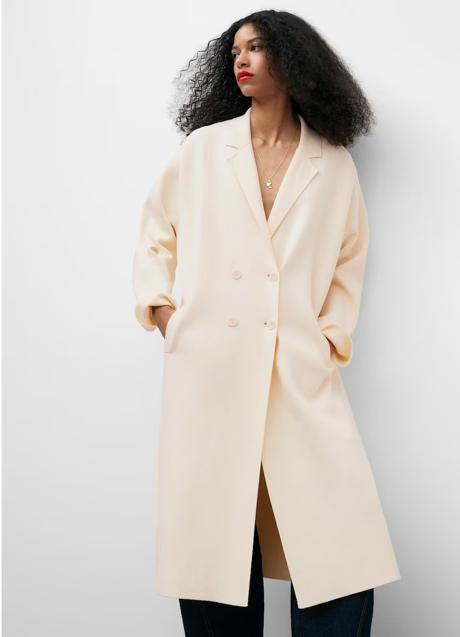 Imagen - Abrigo blanco de paño de Adolfo Domínguez, 199 euros.