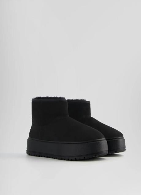 Imagen - Botas de pelo con suela plana de plataforma