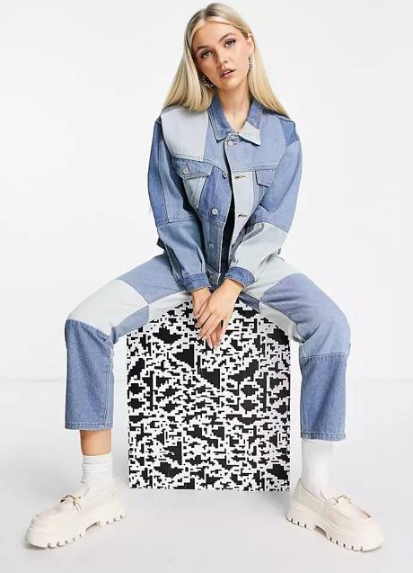 Imagen - Cazadora vaquera patchwork