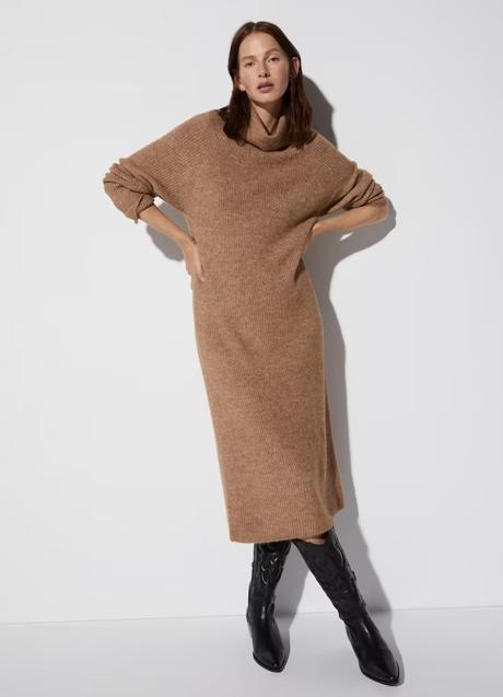 Imagen - Vestido marrón de punto de Easy Wear, 29,99 euros.