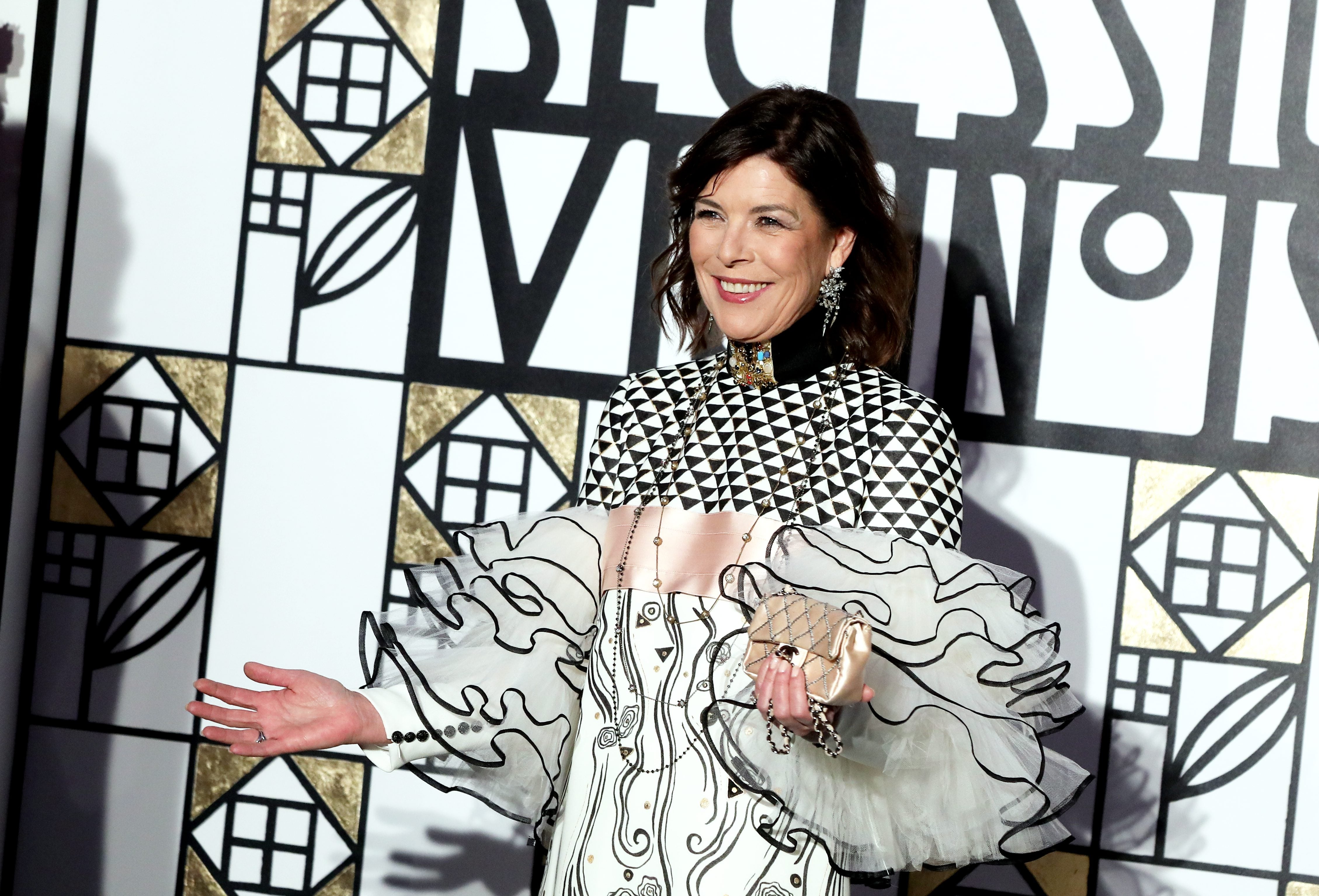 Carolina de Mónaco, en una imagen del Baile de la Rosa, el lugar donde sigue brillando sin la presencia de Charlène. 