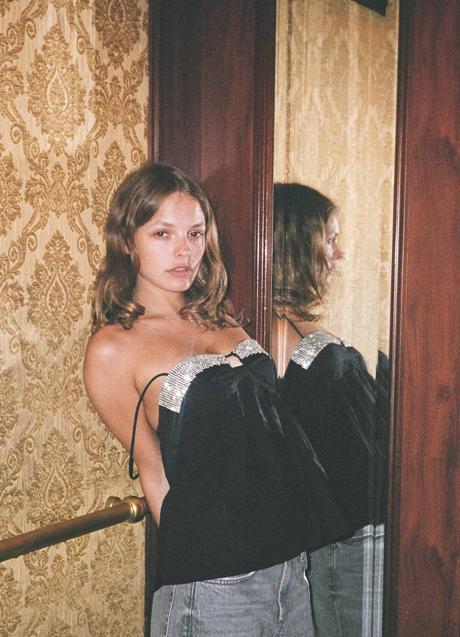 Imagen - Top con escote adornado por strass