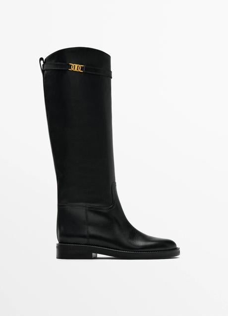 Imagen - Botas de piel de estilo hípica de Massimo Dutti (179,99 euros)