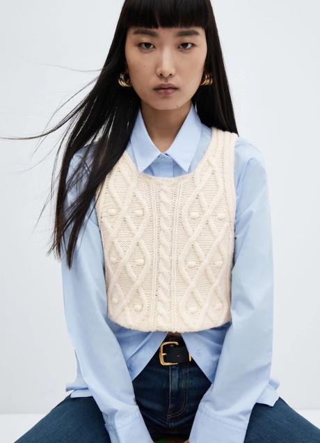 Imagen - Chaleco de punto de Mango (29,99 euros)