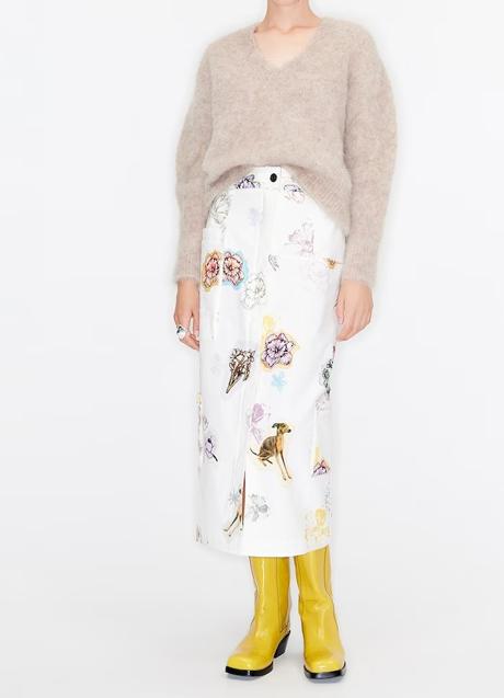 Imagen - Falda blanca estampada de Bimba y Lola, 135 euros.