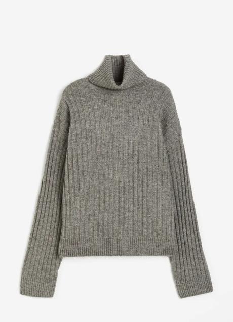 Imagen - Jersey de punto en gris de H&M. Foto: H&M.