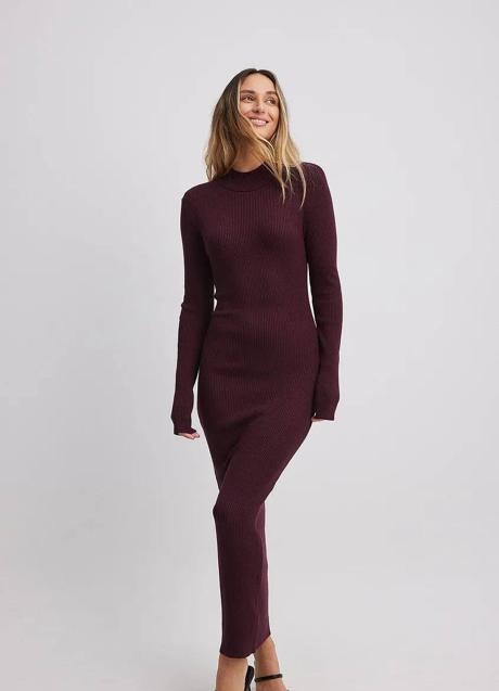 Imagen - Vestido cuello alto entallado