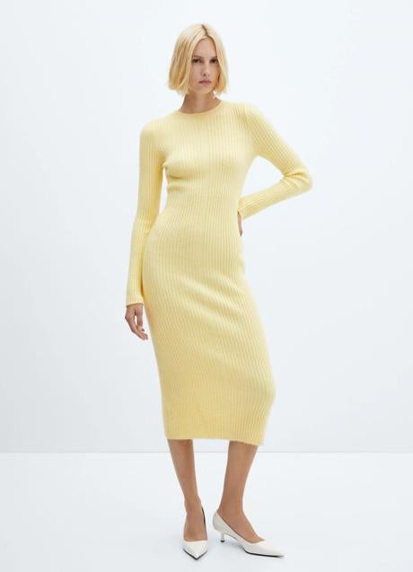 Imagen - Vestido amarillo de Mango (49,99 euros)