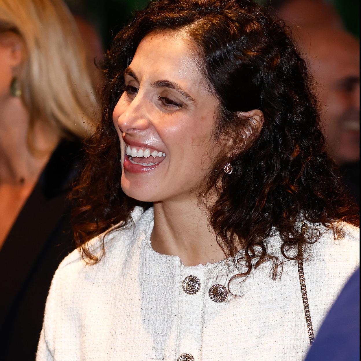 Xisca Perelló muy sonriente.