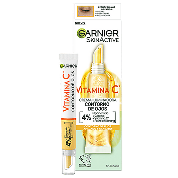 Garnier Crema Contorno de Ojos con Vitamina C.