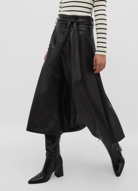 Imagen - Falda de cuero con nudo