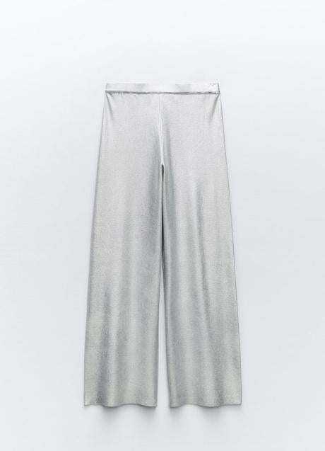 Imagen - PANTALÓN ANCHO PUNTO FOIL de ZARA