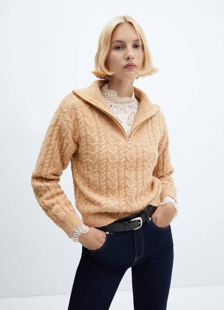 Imagen - Jersey de ochos con cremallera