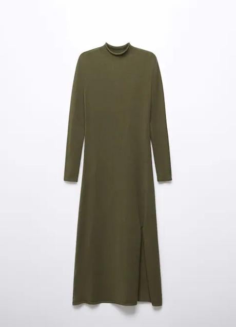 Imagen - Vestido de punto caqui de Mango (29,99 euros)