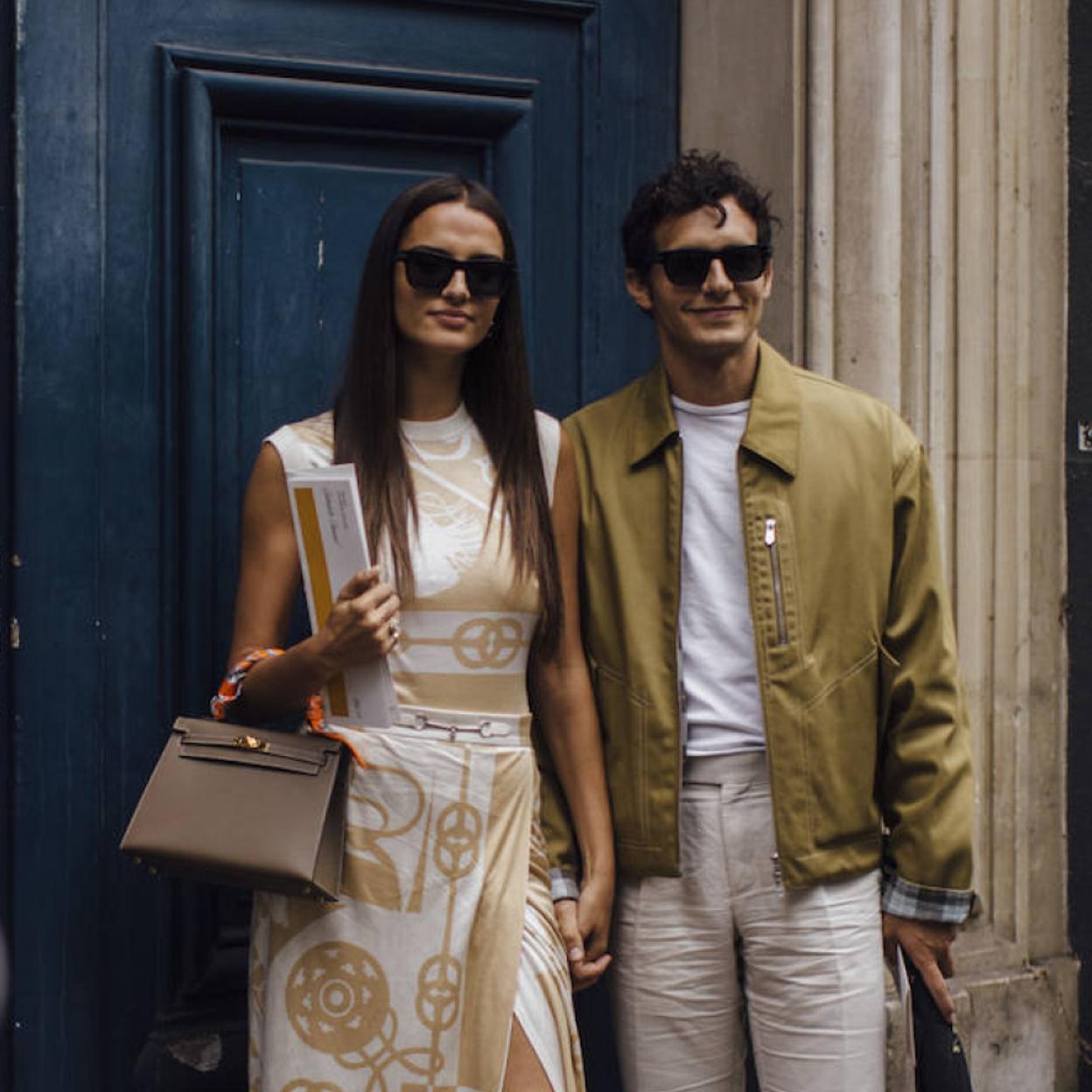 Pareja en el street style
