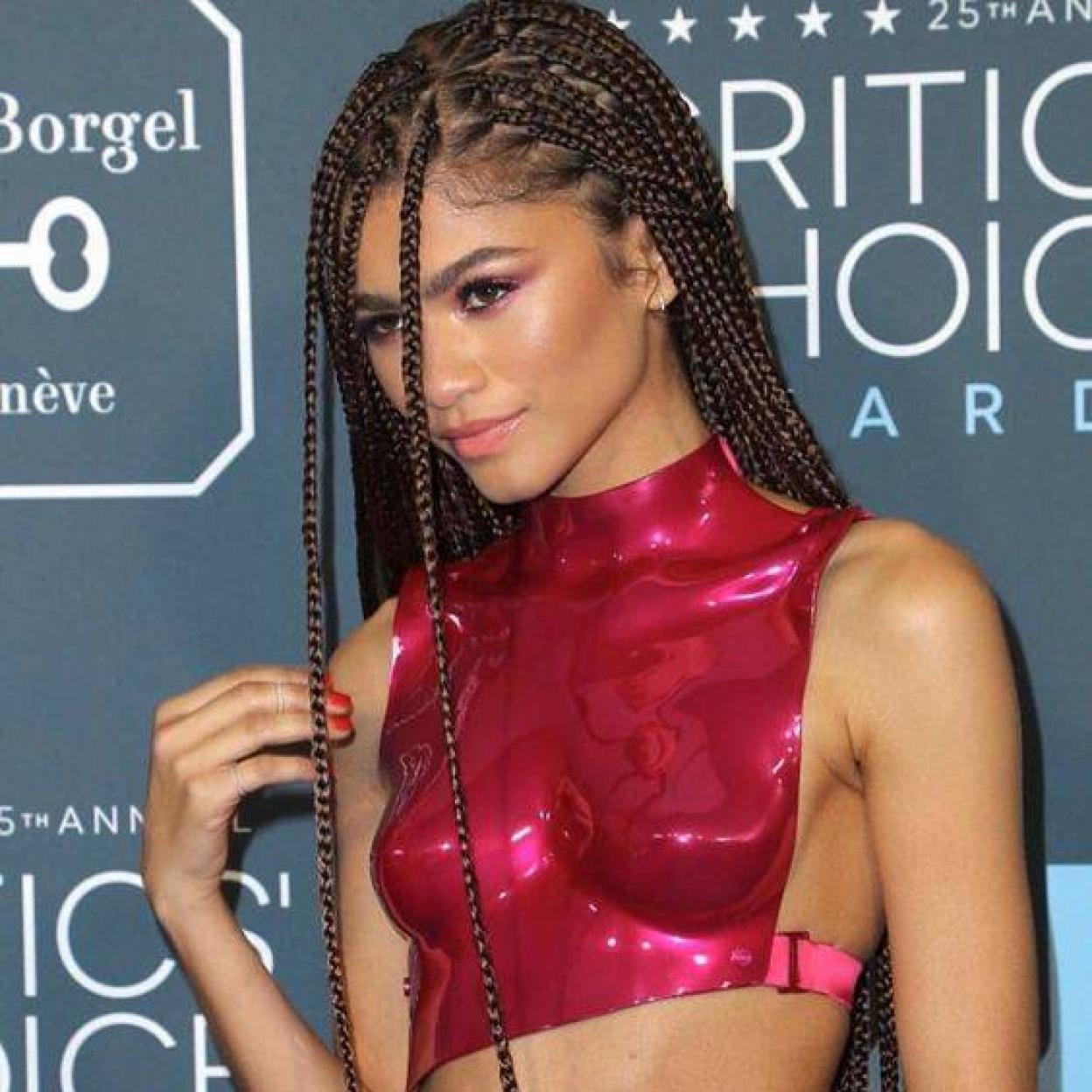 Zendaya con trenzas twist