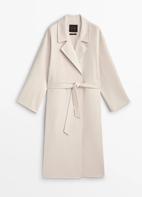 Imagen - El abrigo blanco de Massimo Dutti.