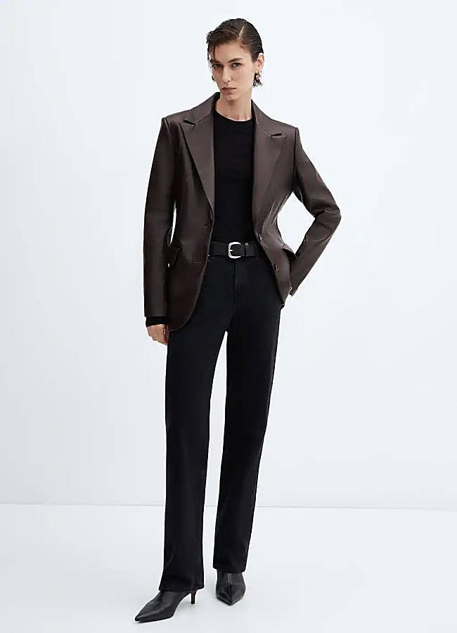 Imagen - Blazer entallada efecto piel