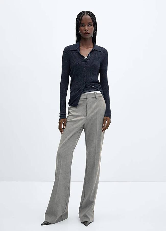 Imagen - Pantalones grises wide leg