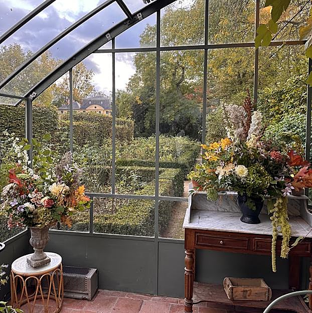 El invernadero del hotel.