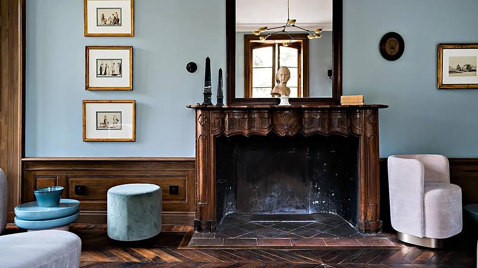 Uno de los salones del ahora hotel Le Domaine de Primard