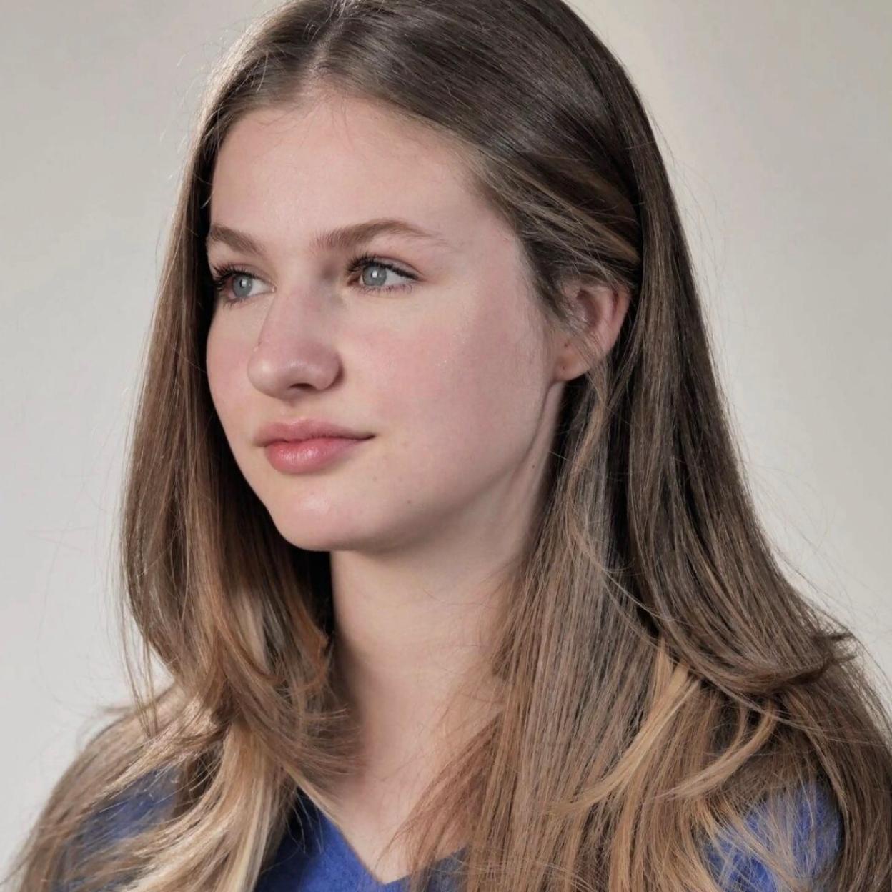 El retrato oficial de la princesa Leonor.