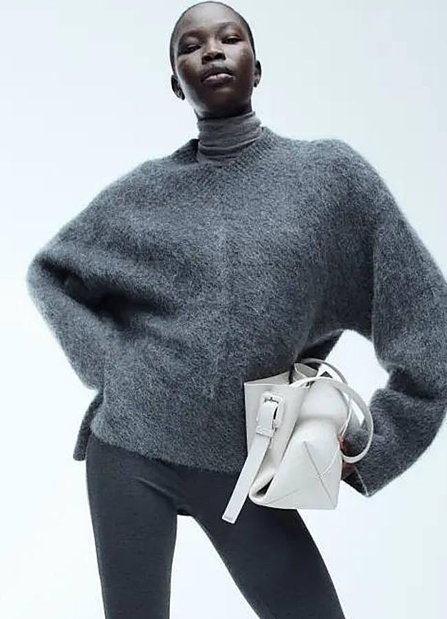 Imagen - Jersey con escote de pico mohair