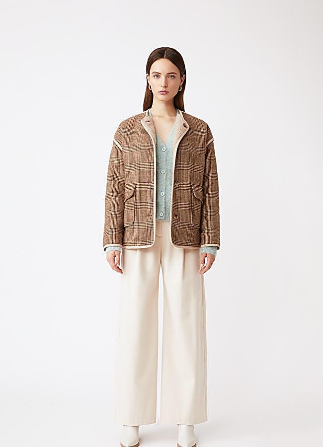 Imagen - Chaqueta de cuadros reversible de Suncoo Paris. Foto: Suncoo Paris.