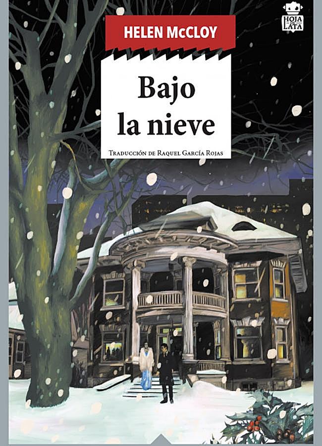 Imagen - Portada de Bajo la nieve, de Helen McCloy. / hoja de lata.