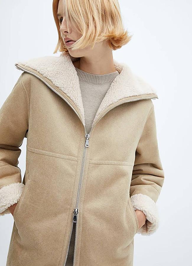 Imagen - Abrigo con forro de borreguillo corto