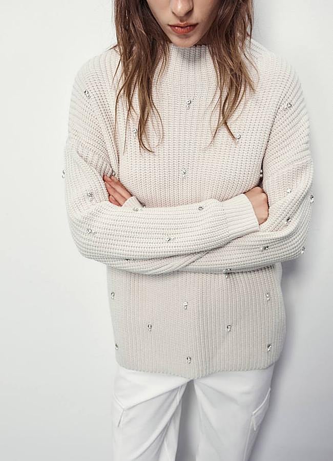 Imagen - Jersey con brillos de joyas