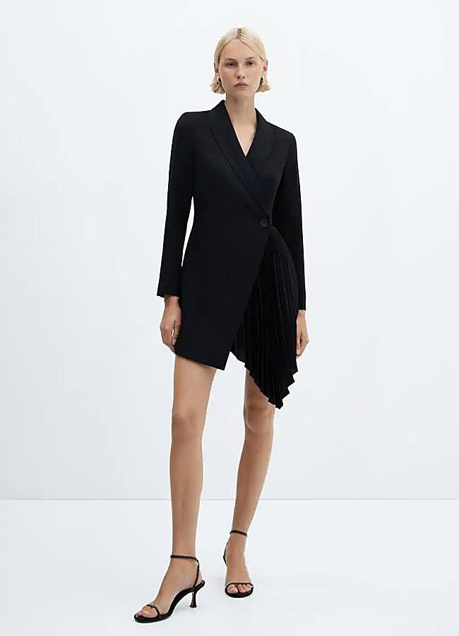 Imagen - Vestido negro tipo blazer